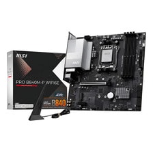 Placa Base Msi Pro B840m-p Wifi6e, Amd Ryzen Am5, Ddr5 Negro Negro