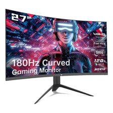 Monitor Gamer Ktc 27 2k WQHD 2560x1440 180hz Curvo 1500r 1Ms HDR10 Freesync Premium
