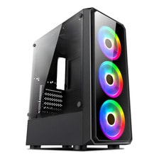 Gabinete Gamer Jalatec Jt-lx76 + Fuente 750w 80 Plus Bronze