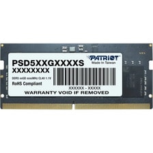 Memoria Sodimm Patriot 8gb Ddr5 4800 Sodimm Psd58g480041s