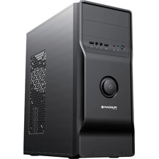 Gabinete Magnum Tech K735 Negro Atx Fuente 600w Tecladomouse Negro