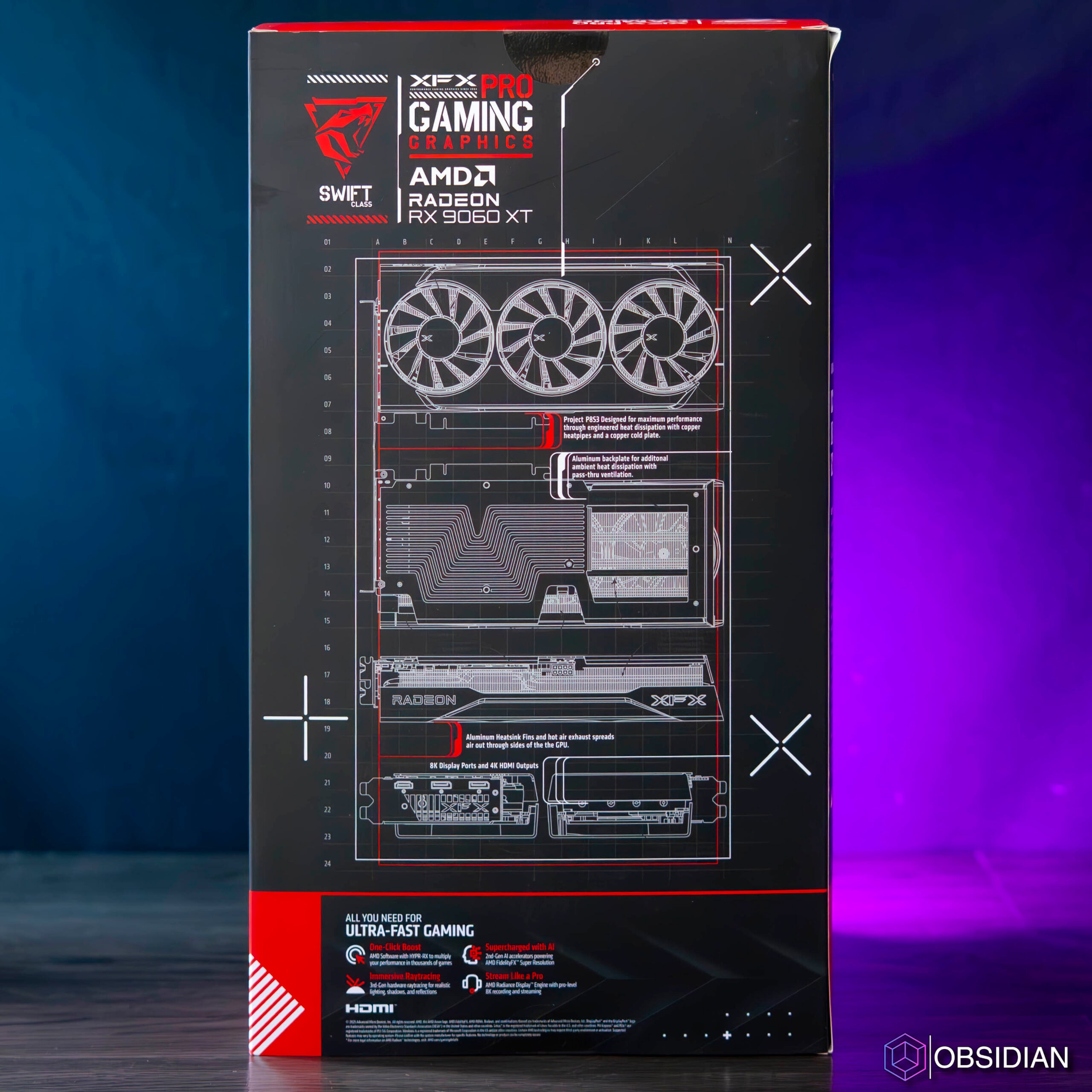 RX 9060XT 16GB XFX SWIFT TRIPLE