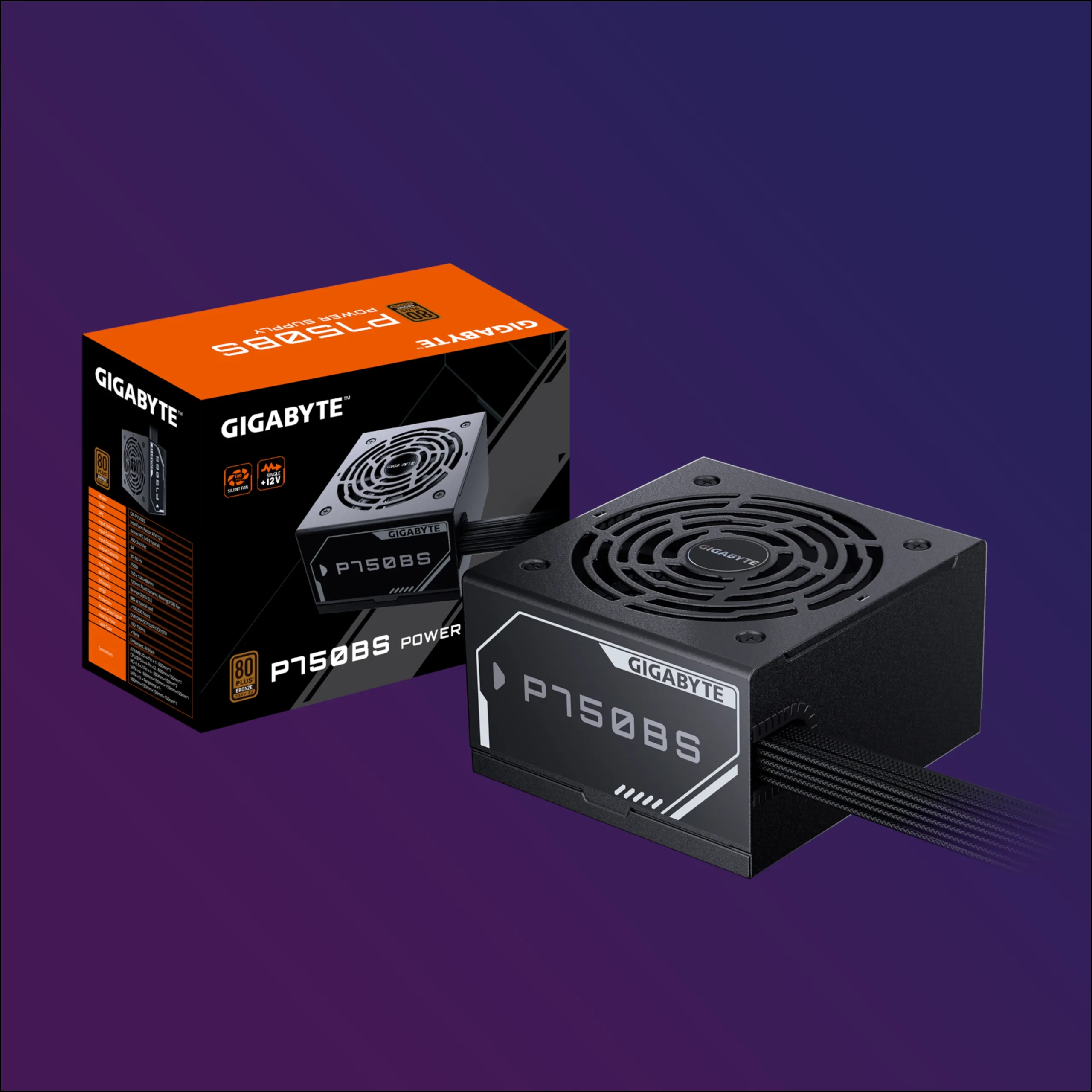 FUENTE GIGABYTE P750BS 750W 80+ BRONZE