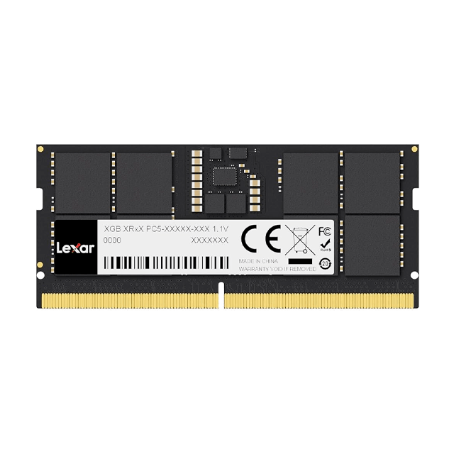 Memoria RAM Lexar 16GB DDR5 SODIMM 5600Mhz NOTEBOOK