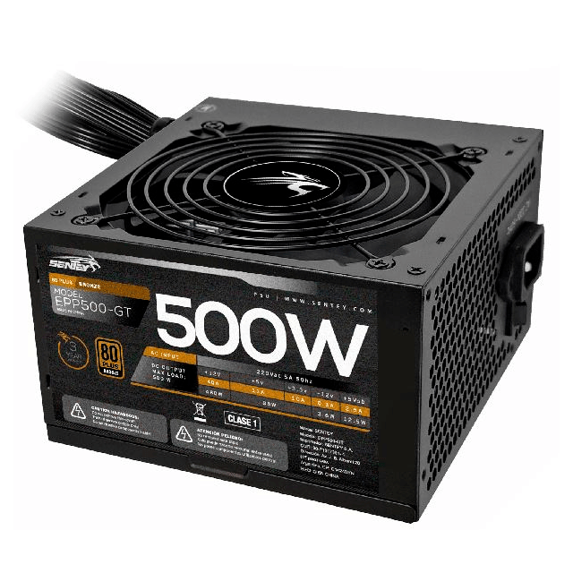 Fuente Sentey EPP500-GT 500W 80 Plus Bronze