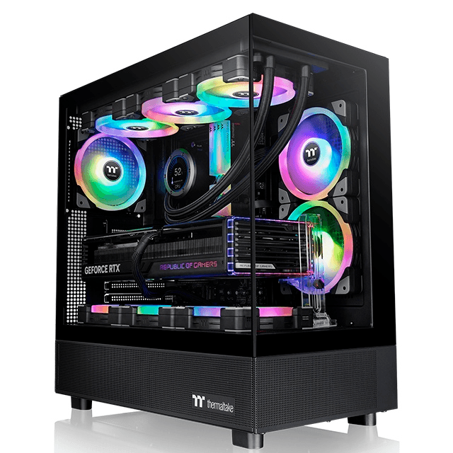 Gabinete Thermaltake View 270 Templado Black ARGB 1x14cm
