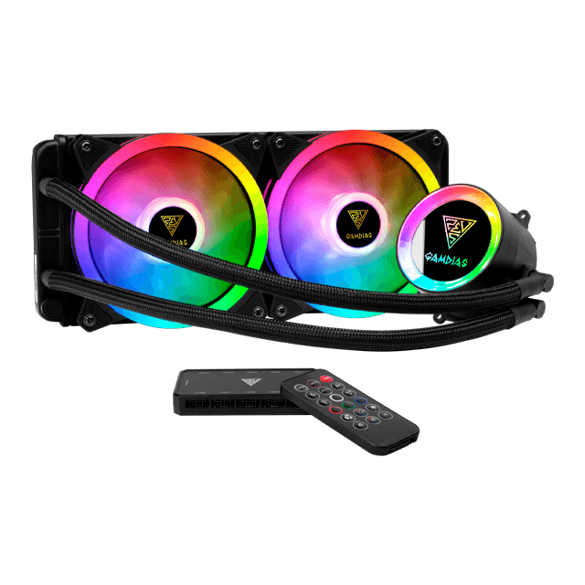 Cooler CPU Watercooler Gamdias Chione M2-240R 240mm ARGB Control Remoto