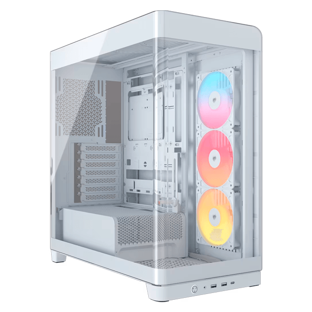 Gabinete Corsair 4500X FRAME RS-R ARGB White 3x120mm CC-9011315-WW