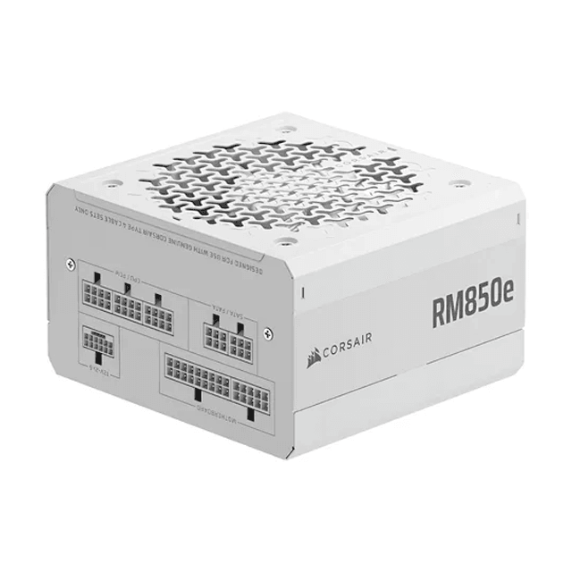 Fuente Corsair RM850e 850W Cybenetics Gold Full Modular ATX 3.1 PCIe 5.1 White