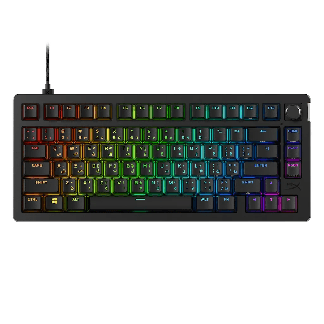 Teclado HyperX Alloy Rise 75 RGB Mecánico Switch Hyperx Red