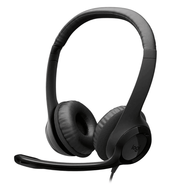 Auriculares Logitech H390 USB-C Black C/Micrófono 981-001575