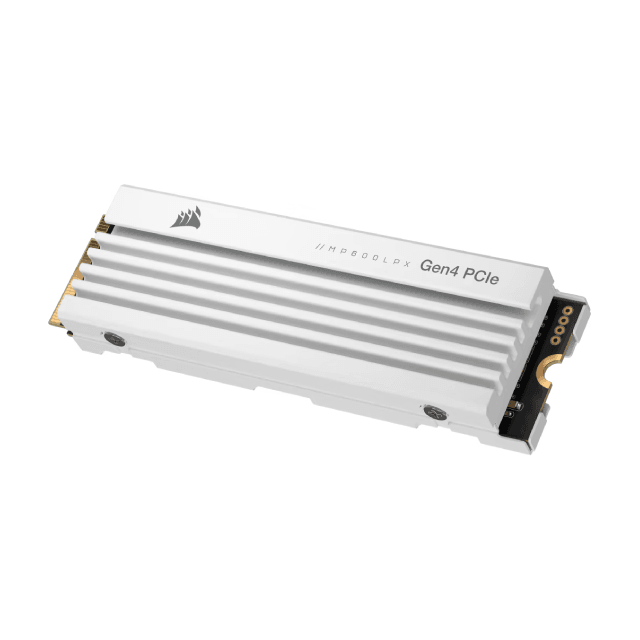 Disco SSD M2 Corsair 1Tb MP600 PRO LPX White 7100MB/s NVME PCIe Gen 4.0 x4 (PC/PS5)