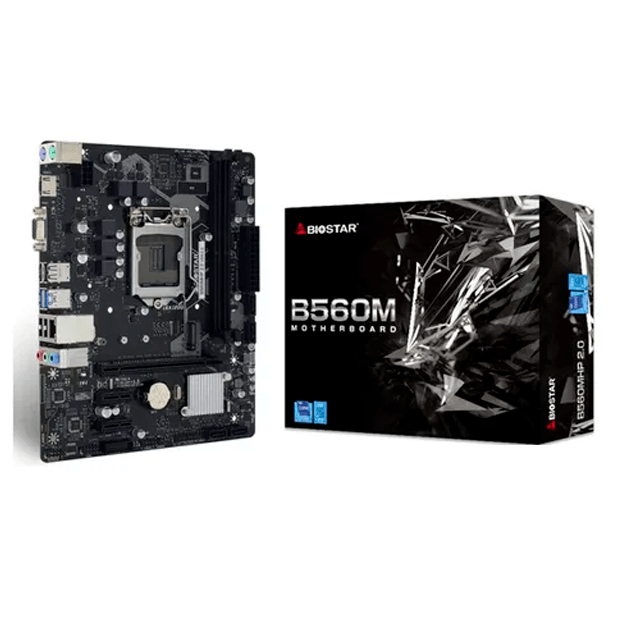 Mother Biostar B560M HP 2.0 (10ma/11va Gen) LGA1200 (Mejor que H510M)