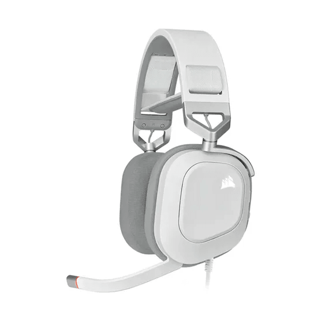 Auriculares Corsair HS80 RGB Wireless White