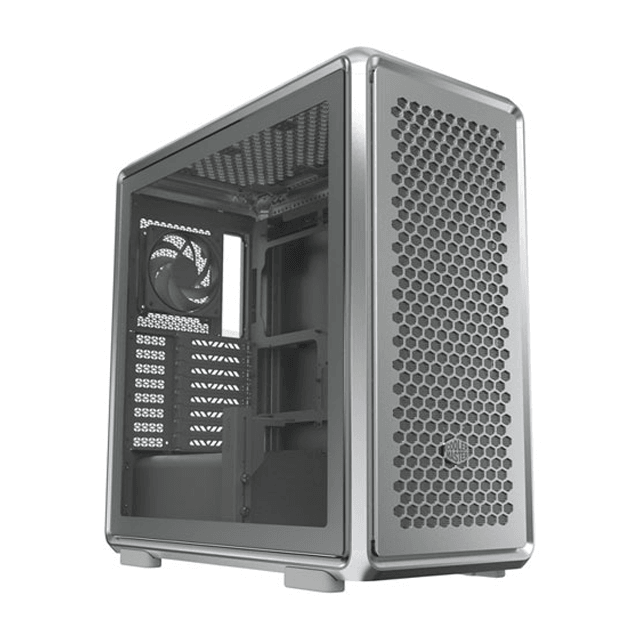 Gabinete Cooler Master MasterFrame 600 Silver ARGB USB Type-C 3x14cm + 1x12cm