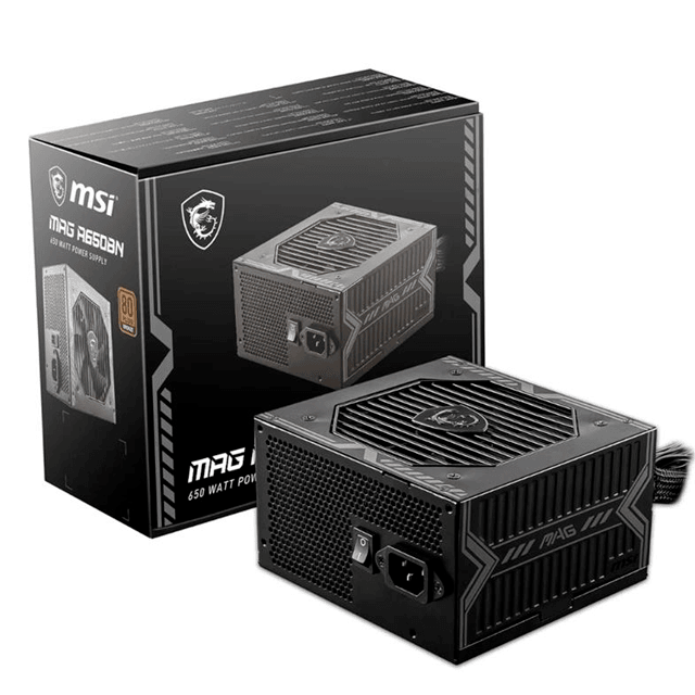 Fuente MSI MAG A650BN 650W 80 Plus Bronze