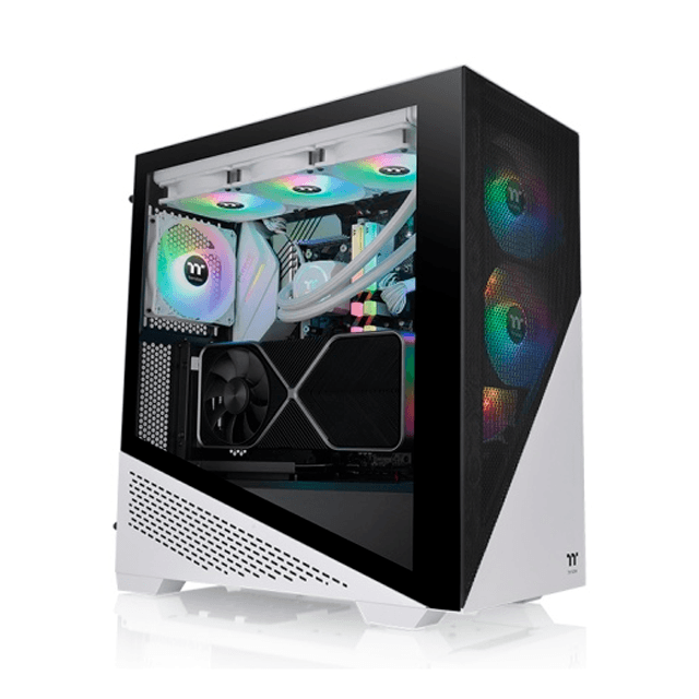 Gabinete Thermaltake Divider 370 Templado White ARGB 3x12cm