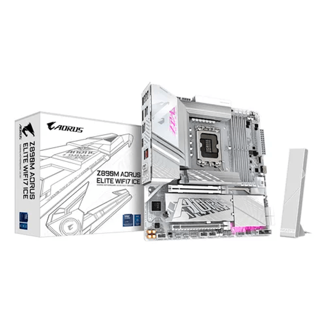 Mother Gigabyte Z890M AORUS ELITE WIFI7 ICE DDR5 LGA1851