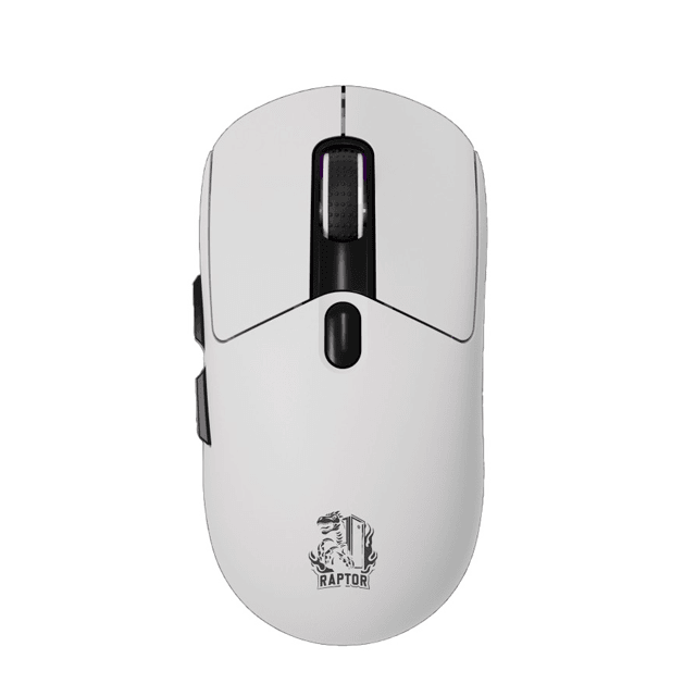 Mouse Raptor Storm Grip Wireless 7 Botones 24000 DPI RGB White