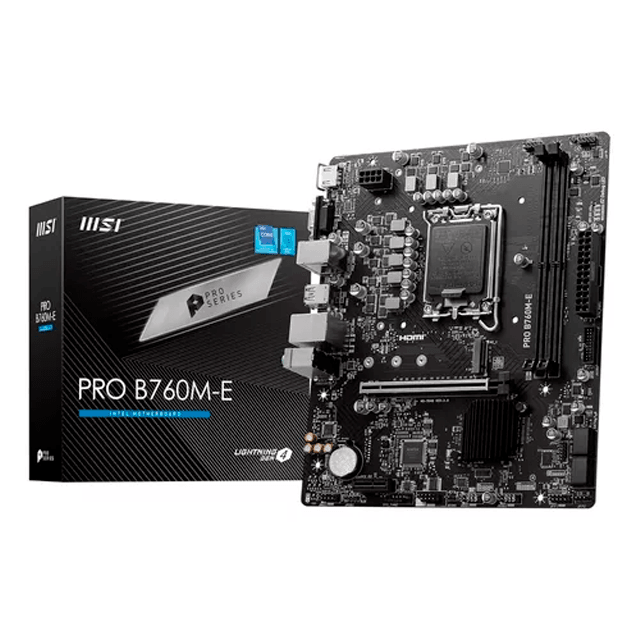 Mother MSI PRO B760M-E DDR5 (12/13/14va Gen) LGA1700