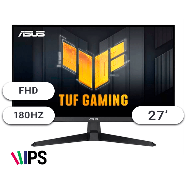 Monitor Gamer ASUS TUF VG279Q3A-J 27' IPS 180Hz 1Ms Parlantes 2xHDMI/DP