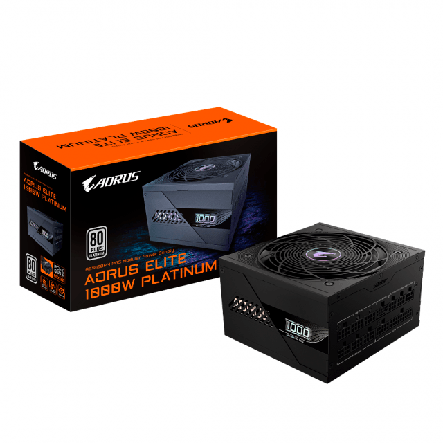 Fuente Gigabyte AE1000PM PG5 1000W AORUS ELITE 80 Plus Platinum ATX 3.0 PCIe 5.0 Full Modular