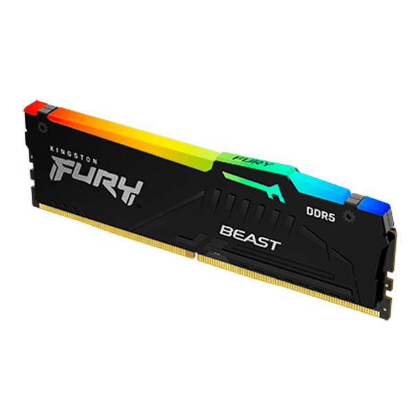 Memoria RAM Kingston 16GB DDR5 6000Mhz Fury Beast RGB EXPO