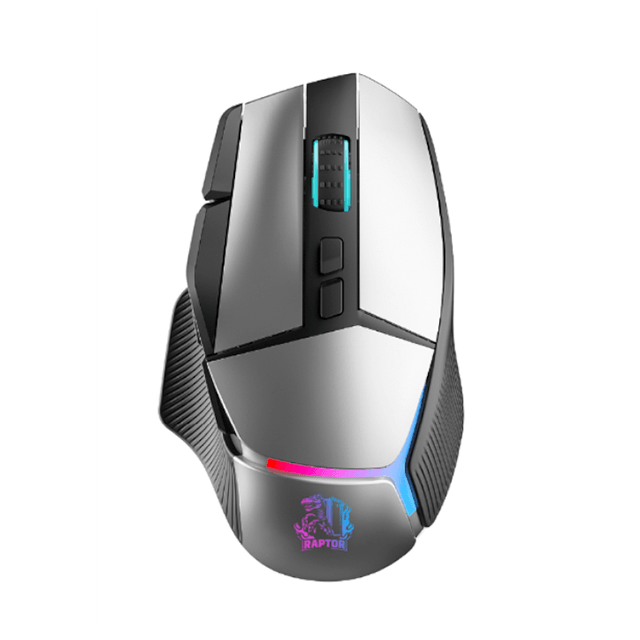 Mouse Raptor Storm Grip 9 Botones Retroiluminado 8000 DPI