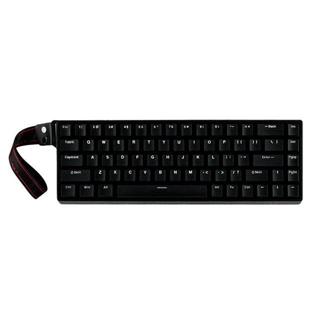 Teclado Aula WIN68HE Black Mecánico 65% Switch Greywood