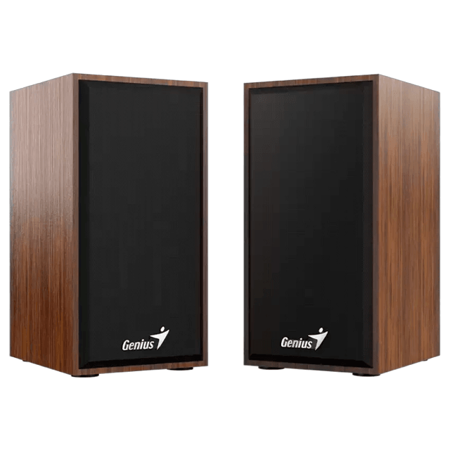 Parlantes Genius SP-HF180 Dark Coffee USB 6 Watt