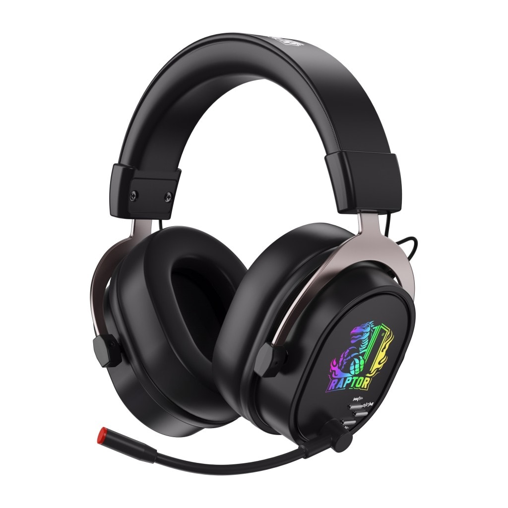 Auricular Gamer Raptor Inferno PRO X 7.1 Negro Wireless c/Dongle