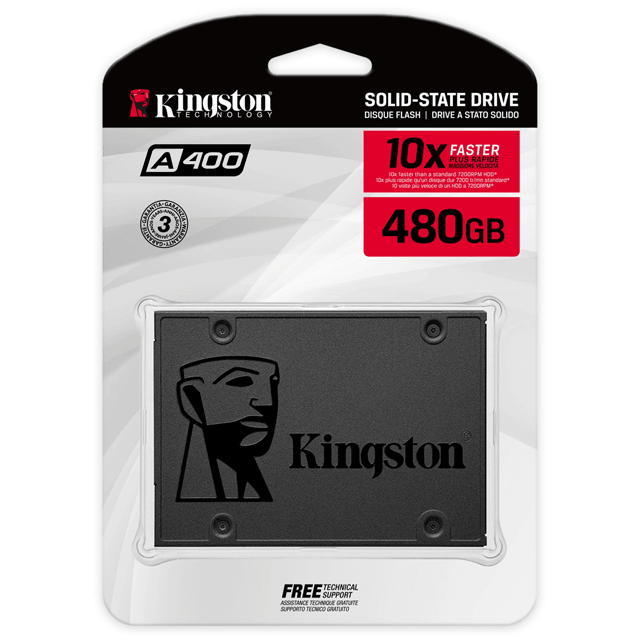 Disco SSD Kingston 480Gb A400 SATA3