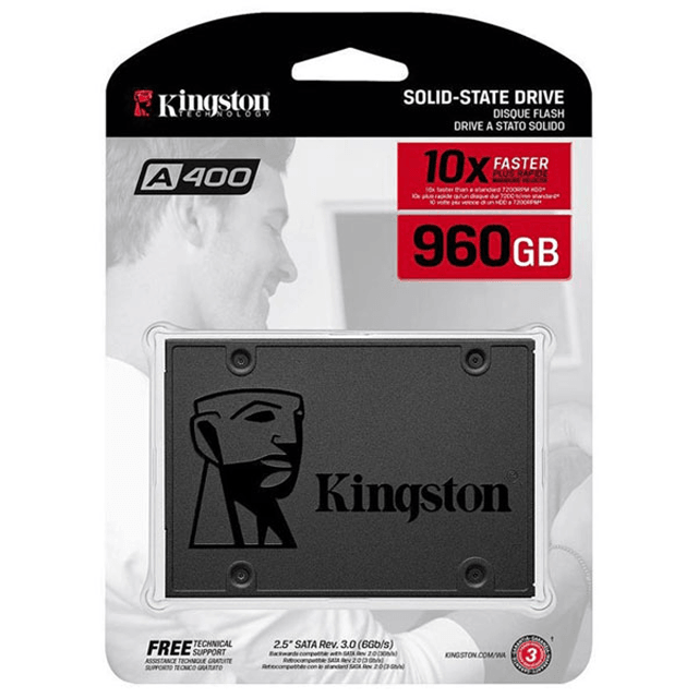 Disco SSD Kingston 960GB A400 SATA3