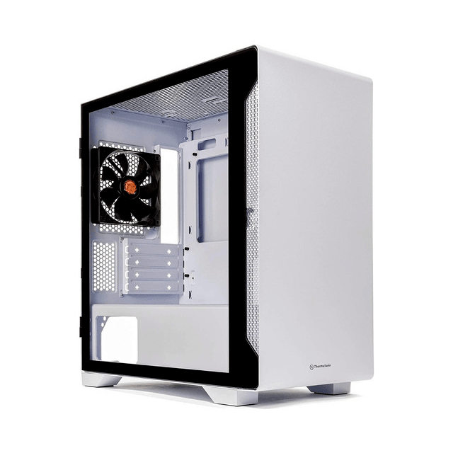 Gabinete Thermaltake S100 Templado White 1x12cm MICRO ATX