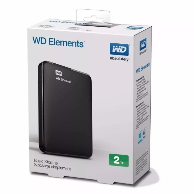 Disco Externo WD Elements 2TB USB 3.0