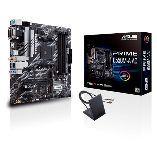 Mother ASUS PRIME B550M-A AC WIFI AM4 (3ERA/4TA/5TA GEN)