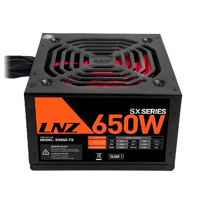 Fuente LNZ SX650-TS 650W ATX
