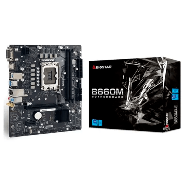 Mother Biostar B660M X-E DDR4 (12va Gen) LGA1700