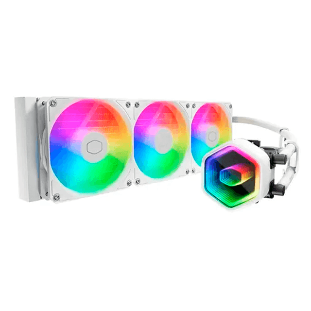 Cooler CPU Watercooler Cooler Master 360L CORE II White ARGB LGA1200/LGA1700/LGA1851/AM4/AM5