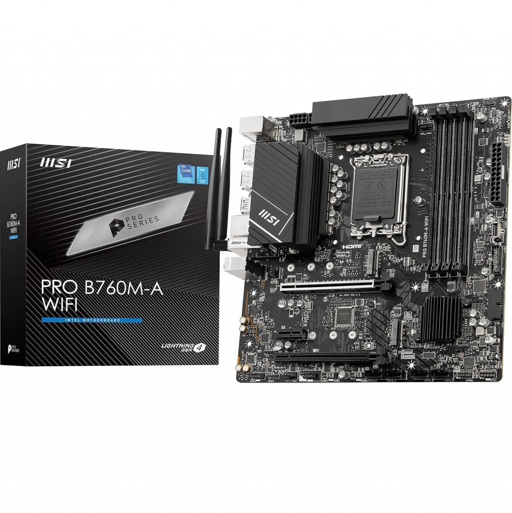 Mother MSI PRO B760M-A WIFI DDR5 (12/13/14va Gen) LGA1700
