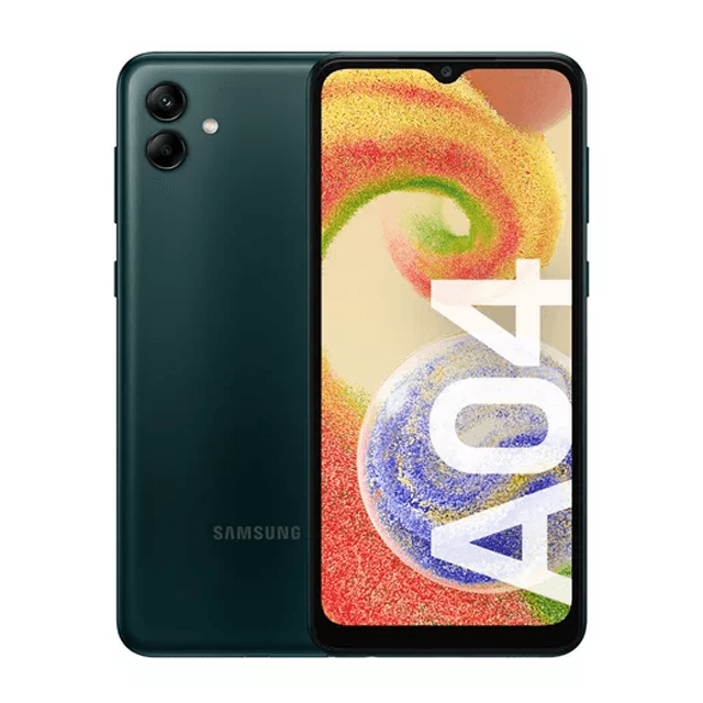 Celular Samsung Galaxy A04 32GB | 3GB RAM | Dual Cámara 50MP | Verde | SM-A045MZGAARO