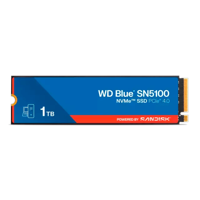 Disco SSD M2 WD Blue 1Tb SN5100 7100Mb/s Gen4 NVME