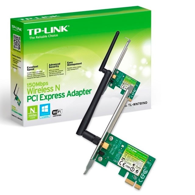 Placa de Red WiFi TP-Link WN781ND PCIE