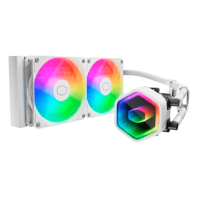 Cooler CPU Watercooler Cooler Master 240L CORE II White ARGB LGA1200/LGA1700/LGA1851/AM4/AM5