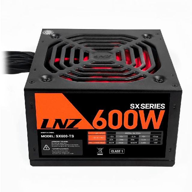 Fuente LNZ SX600-TS 600W ATX