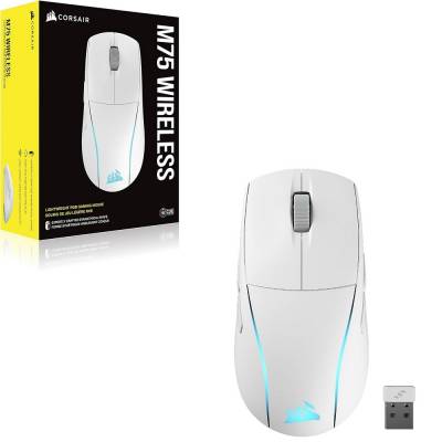 CORSAIR MOUSE M75 WL-WHT-RGB CH-931D011-NA