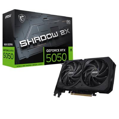 MSI GEFORCE RTX5050 8G SHADOW 2X OC 8GB 912-V538-008