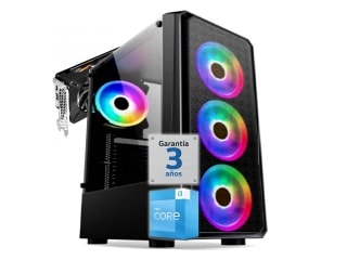 PC Gamer INTEL Core i3 13100F 13va - Rtx 3050 6Gb - RAM 16Gb - Ssd 1Tb - Wifi/Bt - Windows 10 u 11 Pro