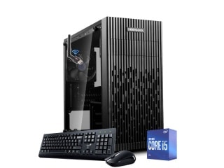 Equipo PC INTEL Core i5 10400 10ma - 8Gb - Ssd 256Gb - Wifi/Bt - Windows 11 Pro - Teclado Mouse y Parlantes