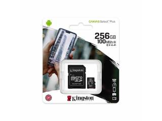 Memoria Micro SD Kingston 256Gb Canvas Plus 100mb/s C10